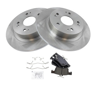 TRQ® - Rear Disc Brake Kit with Ceramic Pads