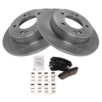 TRQ® - Rear Disc Brake Kit with Ceramic Pads
