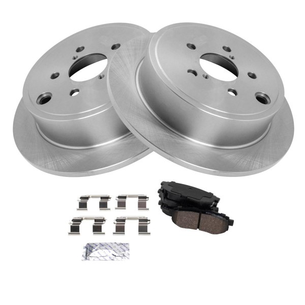 TRQ® - Rear Disc Brake Kit with Ceramic Pads