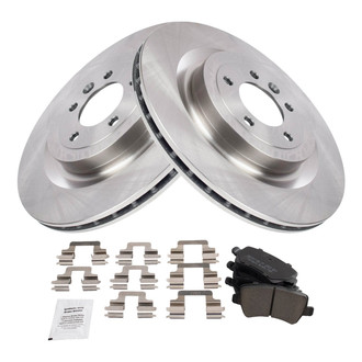 TRQ® BKA48795 - Rear Disc Brake Kit with Ceramic Pads