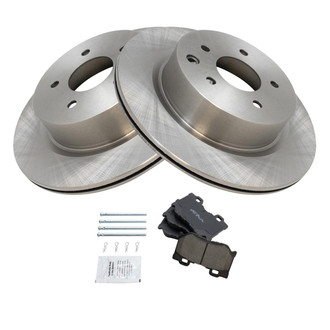 TRQ® - Rear Disc Brake Kit with Ceramic Pads