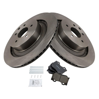 TRQ® - Rear Disc Brake Kit with Ceramic Pads