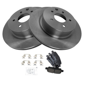 TRQ® - Rear Disc Brake Kit with Ceramic Pads