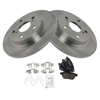 TRQ® - Rear Disc Brake Kit with Ceramic Pads