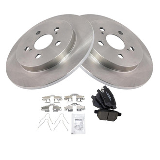 TRQ® - Rear Disc Brake Kit with Ceramic Pads