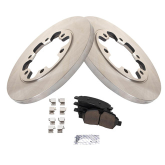TRQ® - Rear Disc Brake Kit with Ceramic Pads