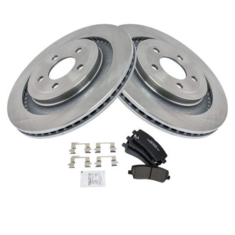 TRQ® - Rear Disc Brake Kit with Ceramic Pads