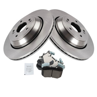 TRQ® - Rear Disc Brake Kit with Ceramic Pads