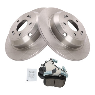 TRQ® - Rear Disc Brake Kit with Ceramic Pads