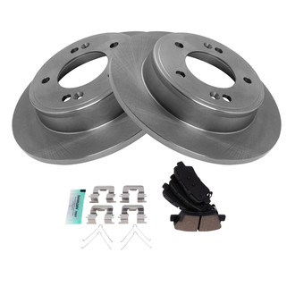 TRQ® - Rear Disc Brake Kit with Ceramic Pads