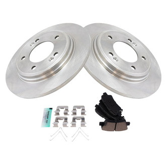 TRQ® - Rear Disc Brake Kit with Ceramic Pads