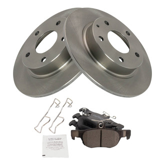 TRQ® - Rear Disc Brake Kit with Ceramic Pads
