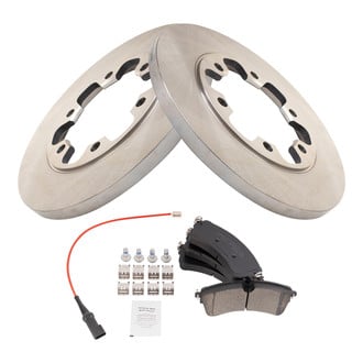 TRQ® - Rear Disc Brake Kit with Ceramic Pads