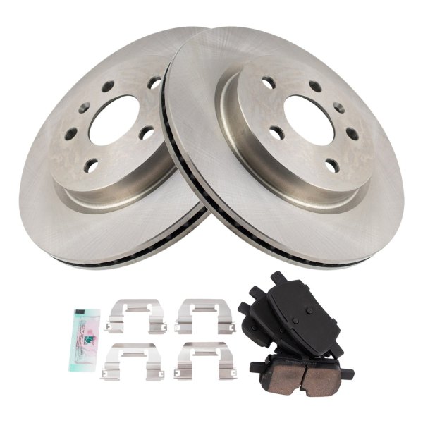 TRQ® - Rear Disc Brake Kit with Ceramic Pads