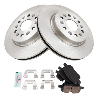 TRQ® - Rear Disc Brake Kit with Ceramic Pads