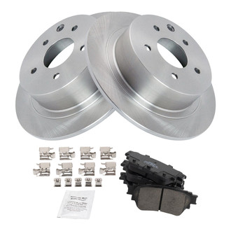 TRQ® - Rear Disc Brake Kit with Ceramic Pads