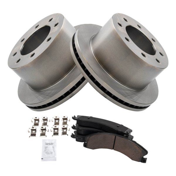 TRQ® - Rear Disc Brake Kit with Ceramic Pads