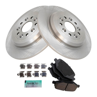 TRQ® - Rear Disc Brake Kit with Ceramic Pads