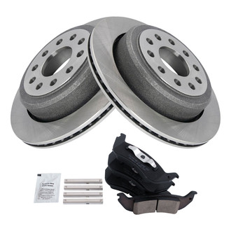 TRQ® - Rear Disc Brake Kit with Ceramic Pads