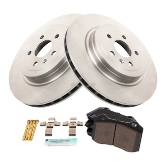 TRQ® - Rear Disc Brake Kit with Ceramic Pads