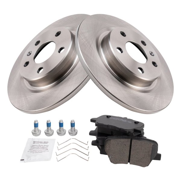 TRQ® - Rear Disc Brake Kit with Ceramic Pads