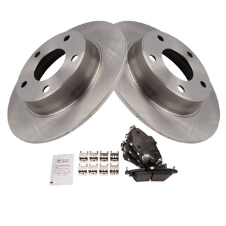 TRQ® - Rear Disc Brake Kit with Ceramic Pads