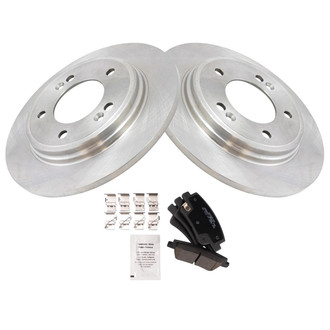 TRQ® - Rear Disc Brake Kit with Ceramic Pads
