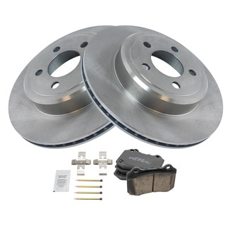 TRQ® - Rear Disc Brake Kit with Ceramic Pads