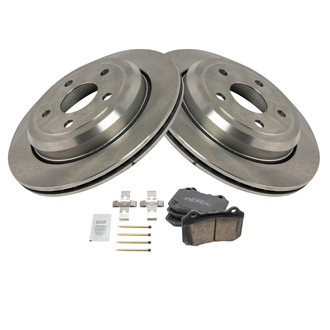 TRQ® - Rear Disc Brake Kit with Ceramic Pads