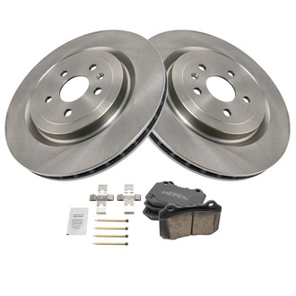TRQ® - Rear Disc Brake Kit with Ceramic Pads