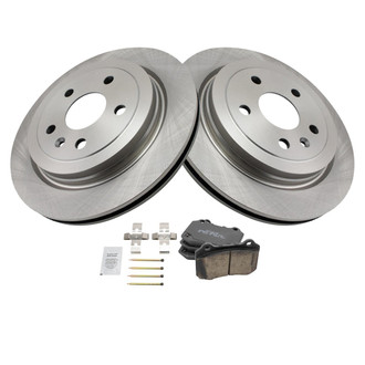TRQ® - Rear Disc Brake Kit with Ceramic Pads