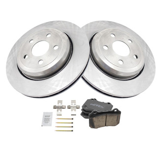 TRQ® - Rear Disc Brake Kit with Ceramic Pads