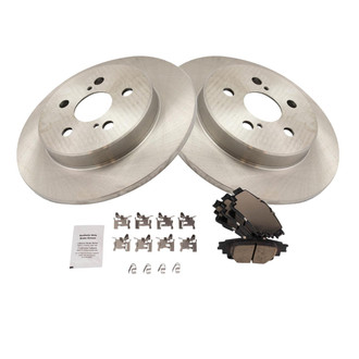 TRQ® - Rear Disc Brake Kit with Ceramic Pads