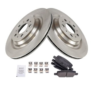 TRQ® - Rear Disc Brake Kit with Ceramic Pads