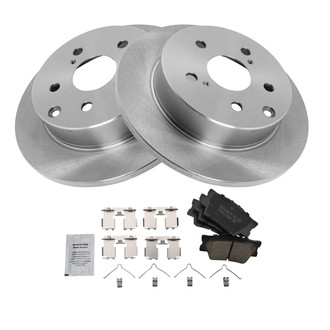 TRQ® - Rear Disc Brake Kit with Ceramic Pads