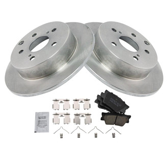 TRQ® - Rear Disc Brake Kit with Ceramic Pads