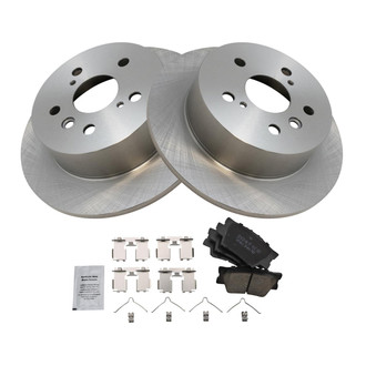 TRQ® - Rear Disc Brake Kit with Ceramic Pads
