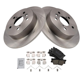 TRQ® - Rear Disc Brake Kit with Ceramic Pads