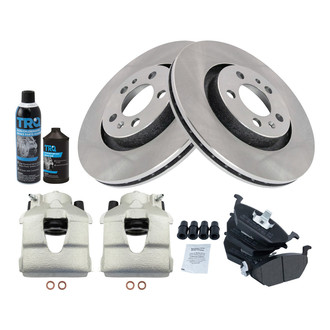 TRQ® - Disc Brake Kit with Semi-Metallic Pads
