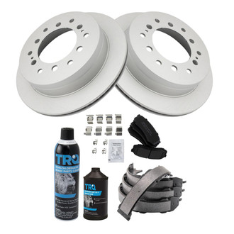 TRQ® - Rear Disc Brake Kit with Semi-Metallic Pads
