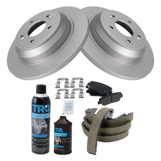 TRQ® - Disc Brake Kit with Semi-Metallic Pads