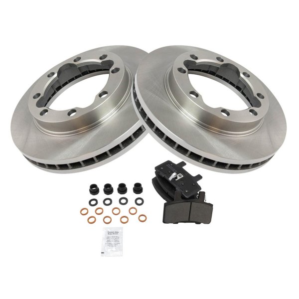 TRQ® - Front Disc Brake Kit with Semi-Metallic Pads