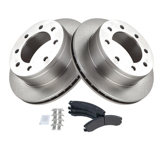 TRQ® - Rear Disc Brake Kit with Semi-Metallic Pads