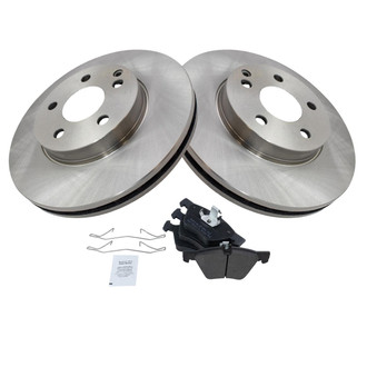 TRQ® - Disc Brake Kit with Semi-Metallic Pads