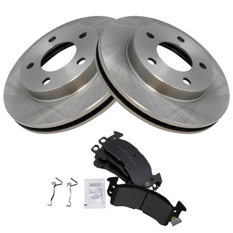 TRQ® - Disc Brake Kit with Semi-Metallic Pads