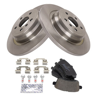 TRQ® - Disc Brake Kit with Semi-Metallic Pads