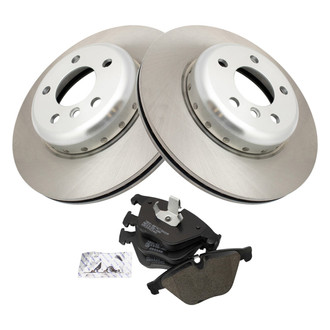 TRQ® - Front Disc Brake Kit with Semi-Metallic Pads