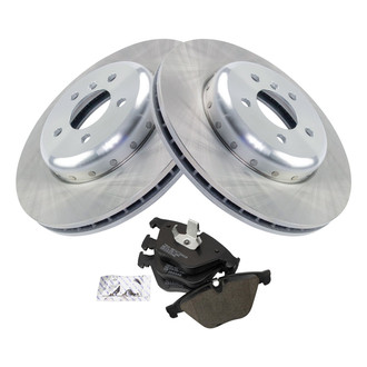 TRQ® - Disc Brake Kit with Semi-Metallic Pads