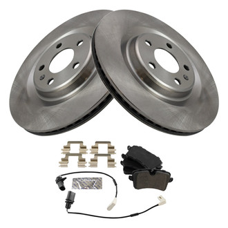 TRQ® - Disc Brake Kit with Semi-Metallic Pads
