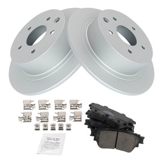 TRQ® - Rear Disc Brake Kit with Ceramic Pads